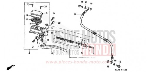 CLUTCH MASTER CYLINDER ST1100AS de 1995
